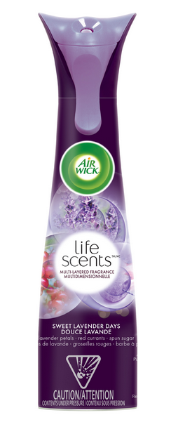 AIR WICK Aerosols Life Scents  Sweet Lavender Days Canada Discontinued