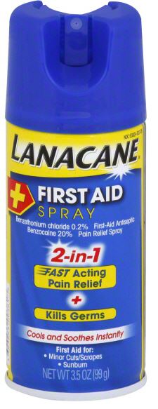LANACANE First Aid Spray