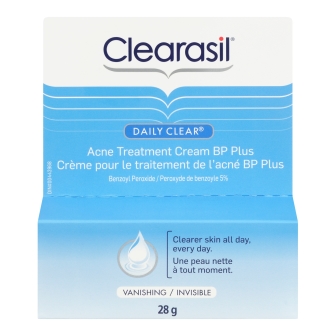 CLEARASIL Daily Clear Acne Treatment Cream BP Plus  Vanishing Canada
