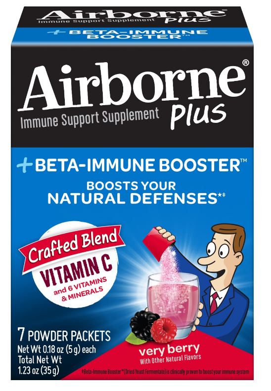 AIRBORNE Plus BetaImmune Booster  Very Berry