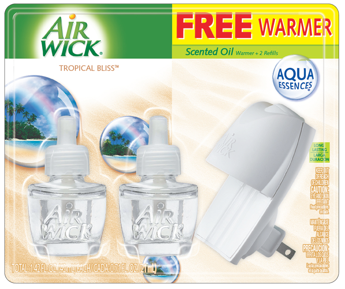 AIR WICK Scented Oil  Tropical Bliss  Kit Discontinued