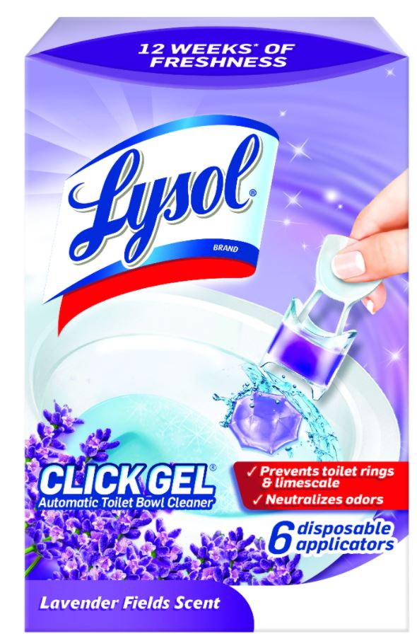 LYSOL Click Gel Automatic Toilet Bowl Cleaner  Lavender Fields