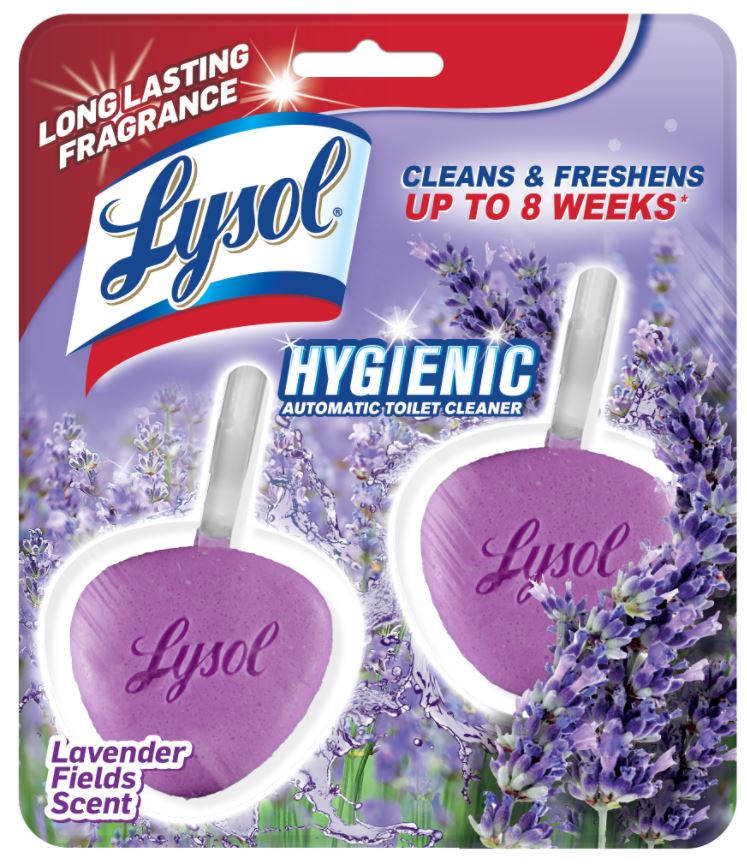 LYSOL Hygienic Automatic Toilet Cleaner  Lavender Fields