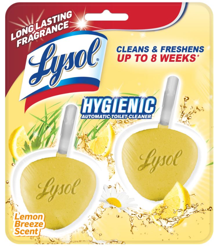 LYSOL Hygienic Automatic Toilet Cleaner  Lemon Breeze