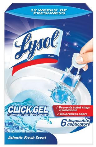 LYSOL Click Gel Automatic Toilet Bowl Cleaner  Atlantic Fresh
