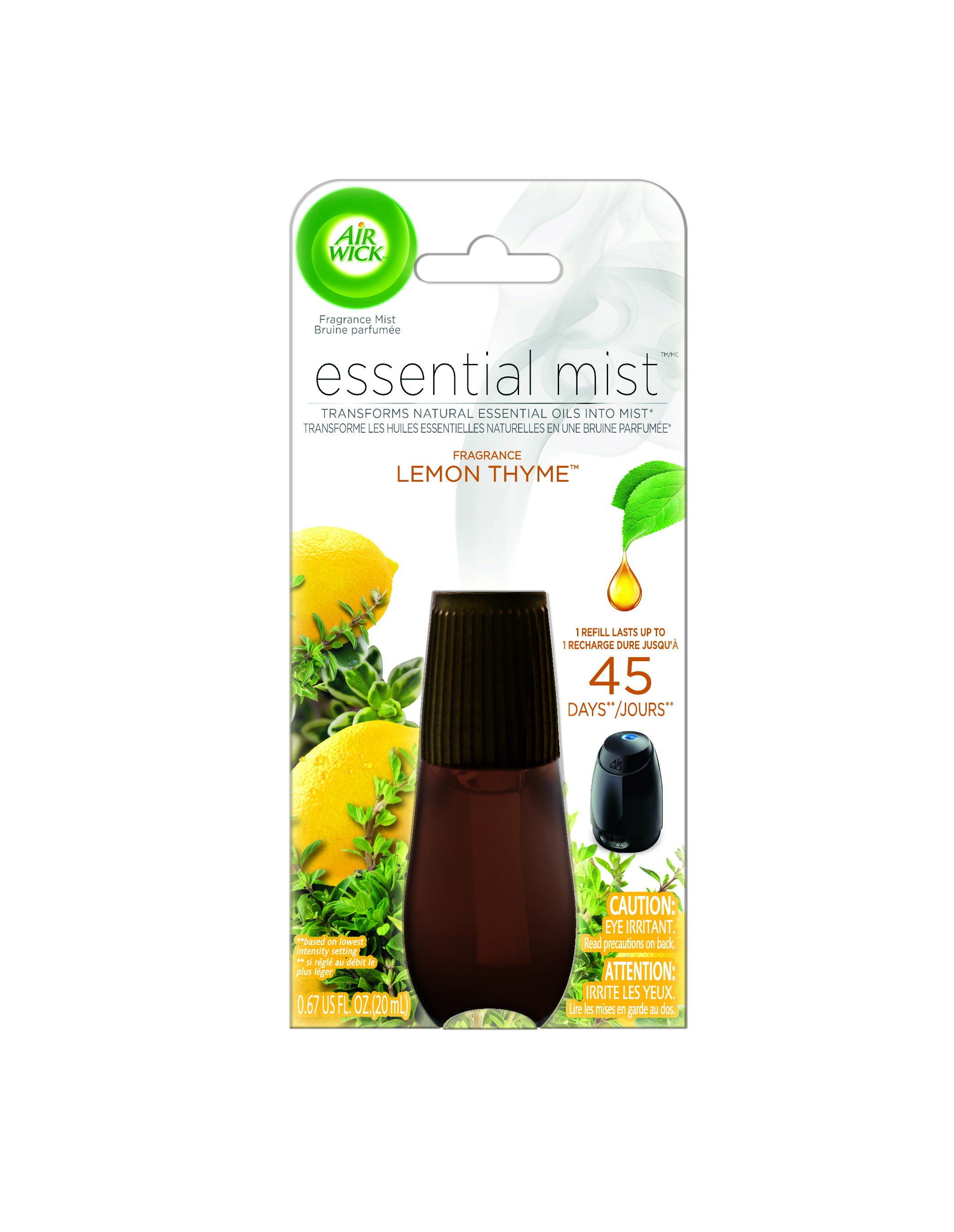 AIR WICK Essential Mist  Lemon Thyme Discontinued