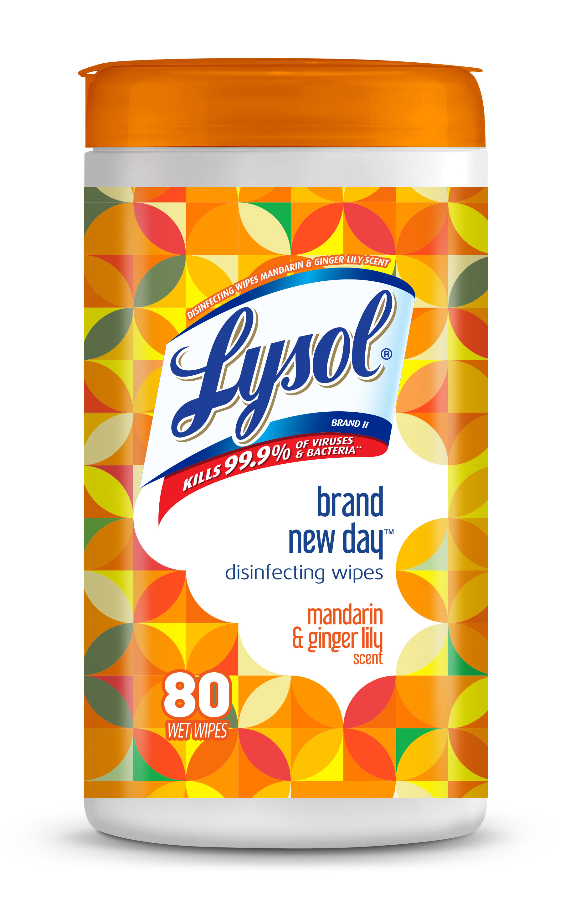 LYSOL Disinfecting Wipes  Brand New Day Mandarin  Gingerlily Discontinued June 2021