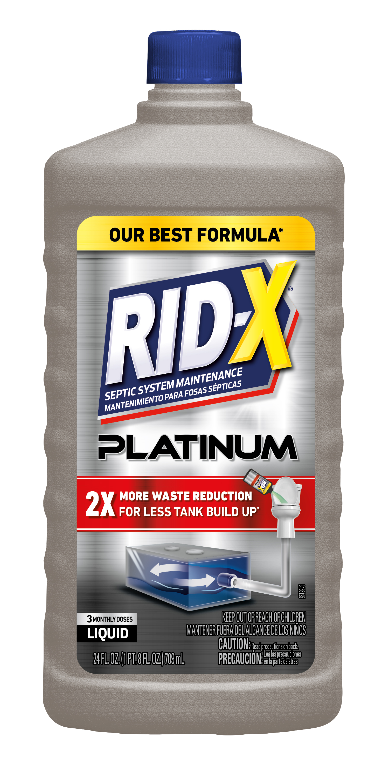 RIDX Platinum Septic System Maintenance  Liquid