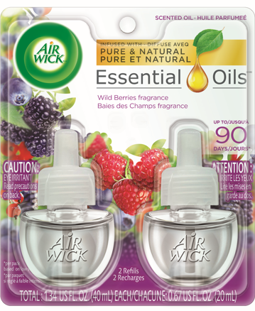 AIR WICK Scented Oil  Wild Berries Discontinued