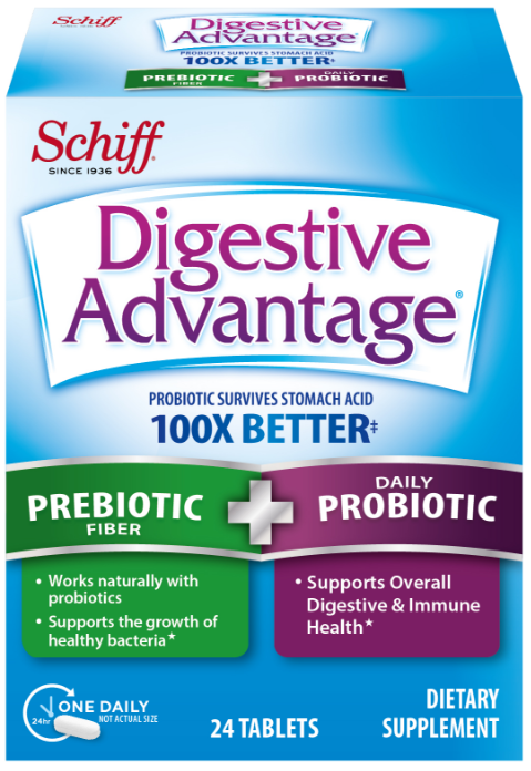 DIGESTIVE ADVANTAGE Prebiotic Plus Probiotic Tablets