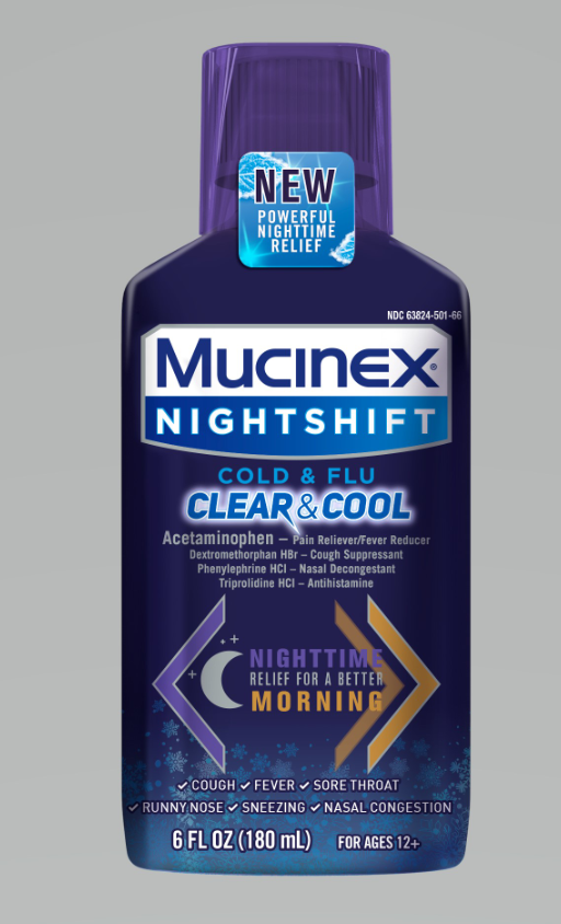 MUCINEX NIGHTSHIFT  SINUS Clear  Cool Discontinued