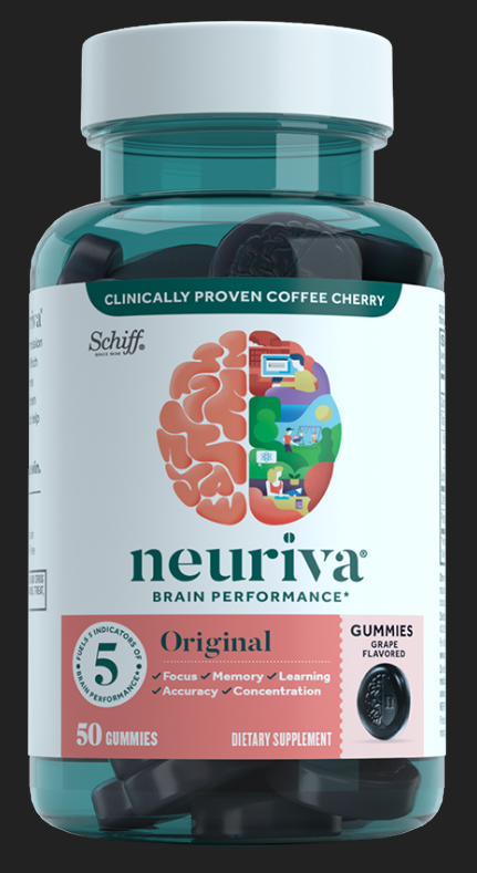 Neuriva Brain Performance   Original Grape Gummies
