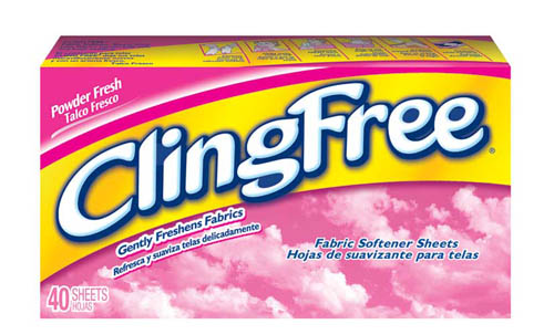 CLING FREE Sheets  Powder Fresh