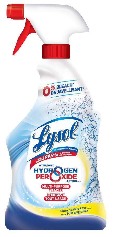 LYSOL Hydrogen Peroxide Action MultiPurpose Cleaner  Citrus Sparkle Zest Canada