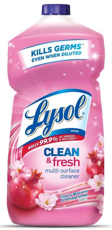 LYSOL Clean  Fresh MultiSurface Cleaner  Cherry Blossom  Pomegranate Discontinued Feb 1 2021