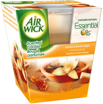 AIR WICK Candle  Vanilla  Brown Sugar Discontinued