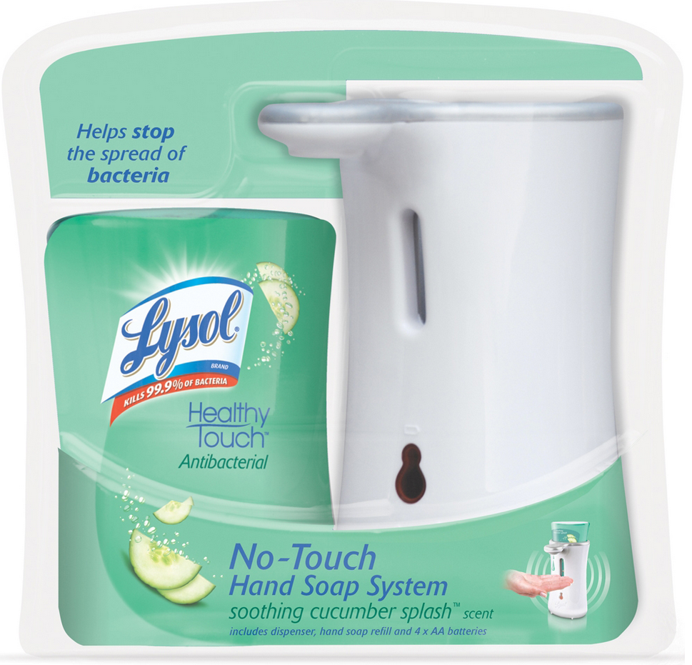 LYSOL® No-Touch® Hand Soap Starter Kit - Hydrating Cucumber & Watermelon