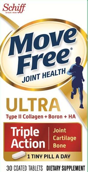 MOVE FREE® Ultra - Type II Collagen + Boron + HA Tablets