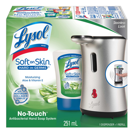 LYSOL® No-Touch® Hand Soap - Moisturizing Aloe & Vitamin E (Canada)