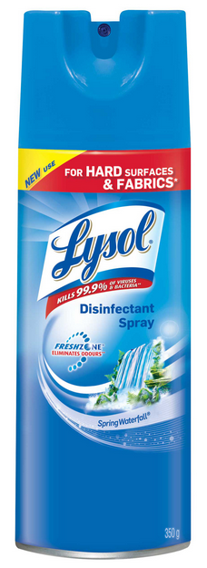 LYSOL Disinfectant Spray  Spring Waterfall Canada
