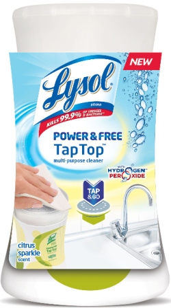 LYSOL® POWER & FREE™ Tap Top™ Multi-Purpose Cleaner - Citrus Sparkle