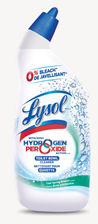 LYSOL Hydrogen Peroxide Action Toilet Bowl Cleaner  Cool Spring Breeze Canada