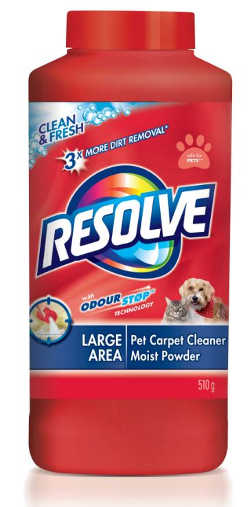 RESOLVE® Clean & Fresh™ Large Area Pet Carpet Cleaner Moist Powder (Canada)