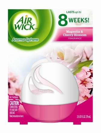 AIR WICK® AROMA SPHERE Air Freshener - Magnolia & Cherry Blossom (Discontinued)