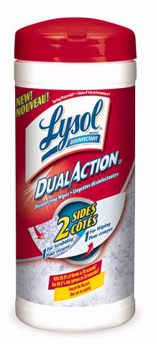 LYSOL Dual Action Disinfecting Wipes  Spring Waterfall Canada