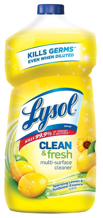 LYSOL Clean  Fresh MultiSurface Cleaner  Sparkling Lemon  Sunflower Essence Discontinued Dec 14 2021