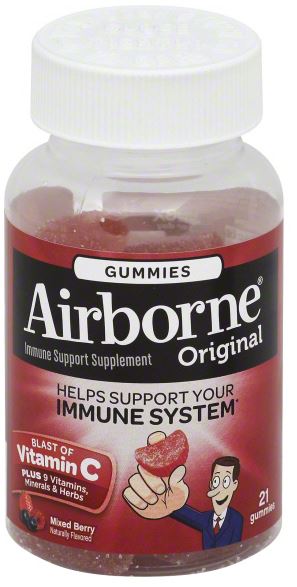 AIRBORNE Original Gummies  Mixed Berry