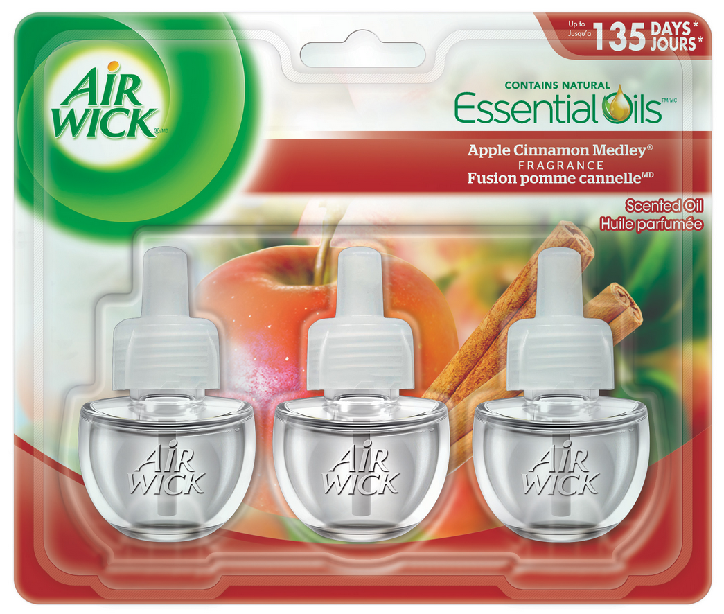 AIR WICK Scented Oil  Apple Cinnamon Medley Canada Discontinued