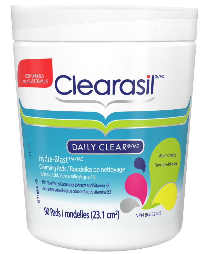 CLEARASIL Daily Clear HydraBlast Cleansing Pads Canada