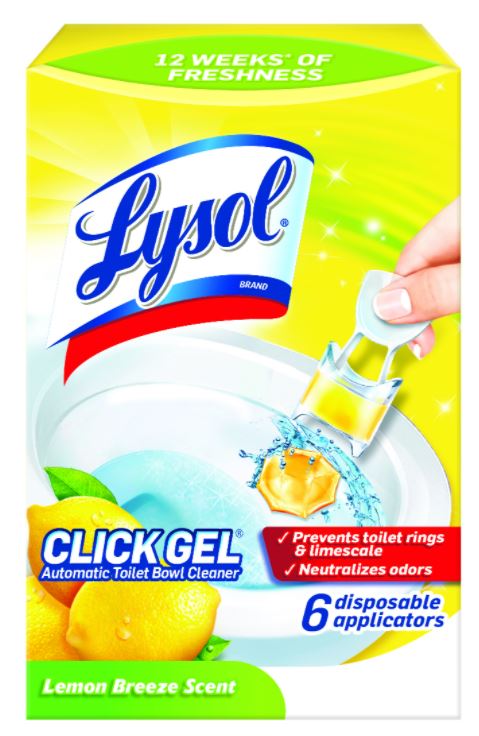 LYSOL® Click Gel Automatic Toilet Bowl Cleaner - Lemon Breeze