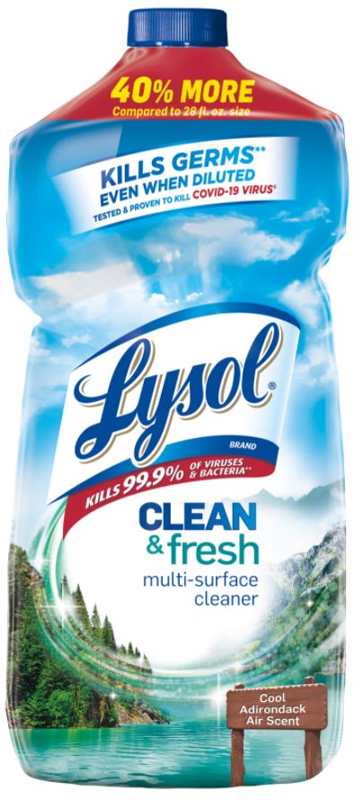 LYSOL Clean  Fresh MultiSurface Cleaner  Cool Adirondack Air
