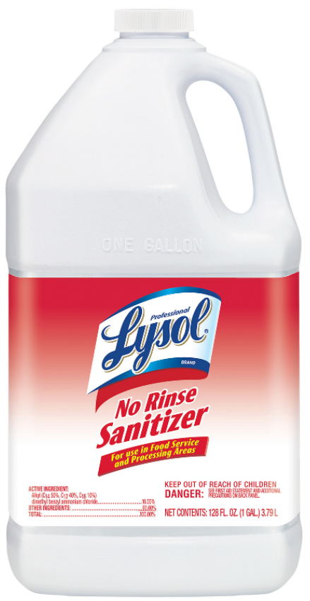 Professional LYSOL No Rinse Sanitizer Concentrate