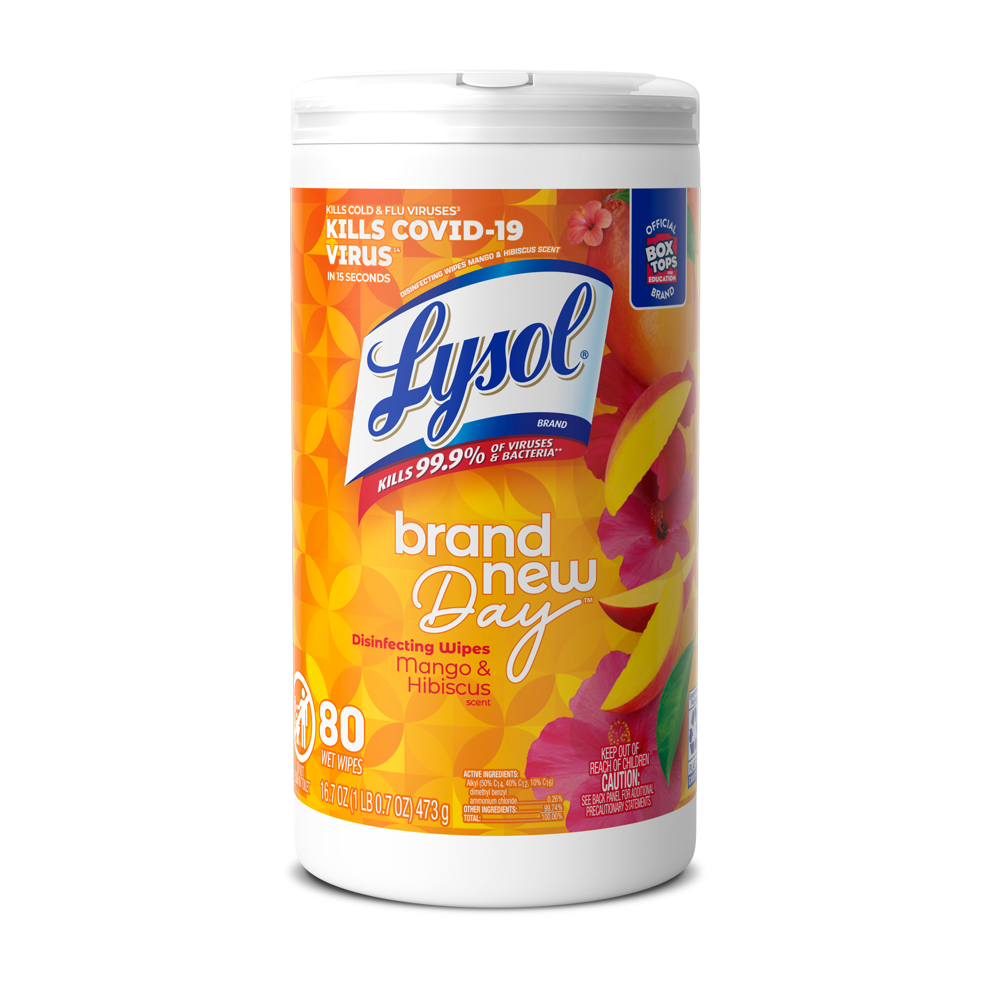 LYSOL® Disinfecting Wipes Brand New Day™ Mango & Hibiscus (NYS)