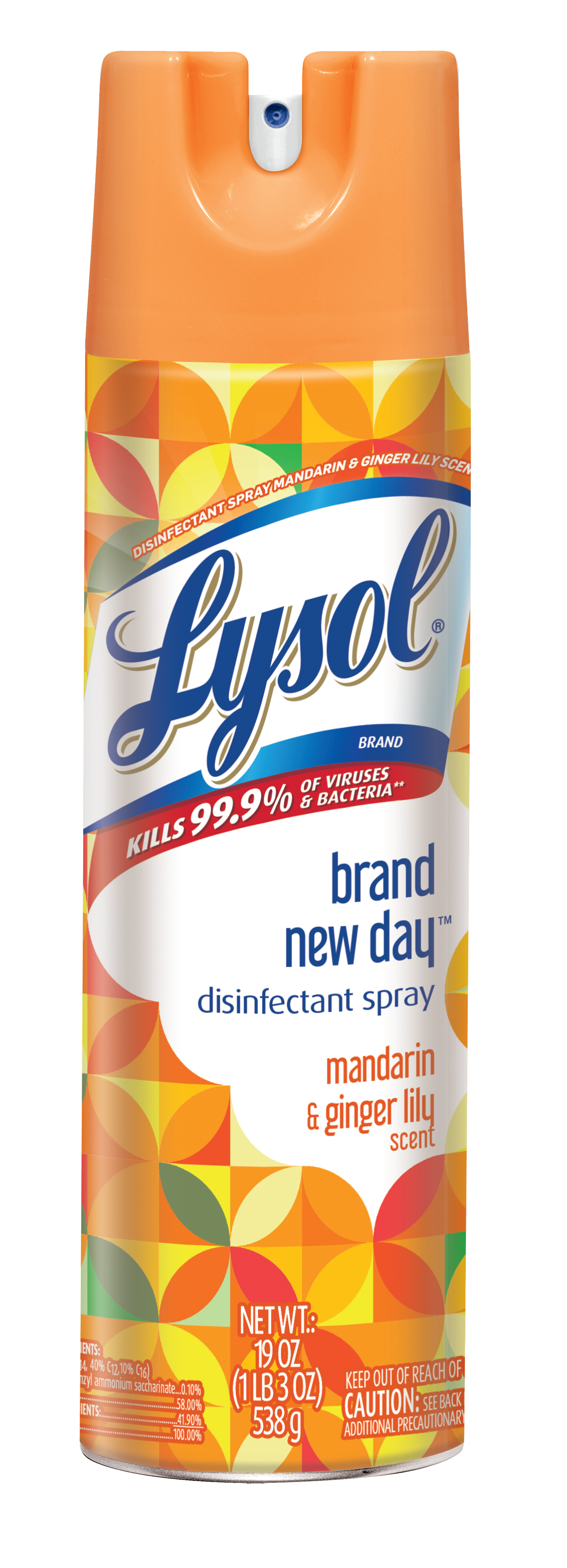 LYSOL® Disinfectant Spray - Brand New Day™ Mandarin & Ginger Lily