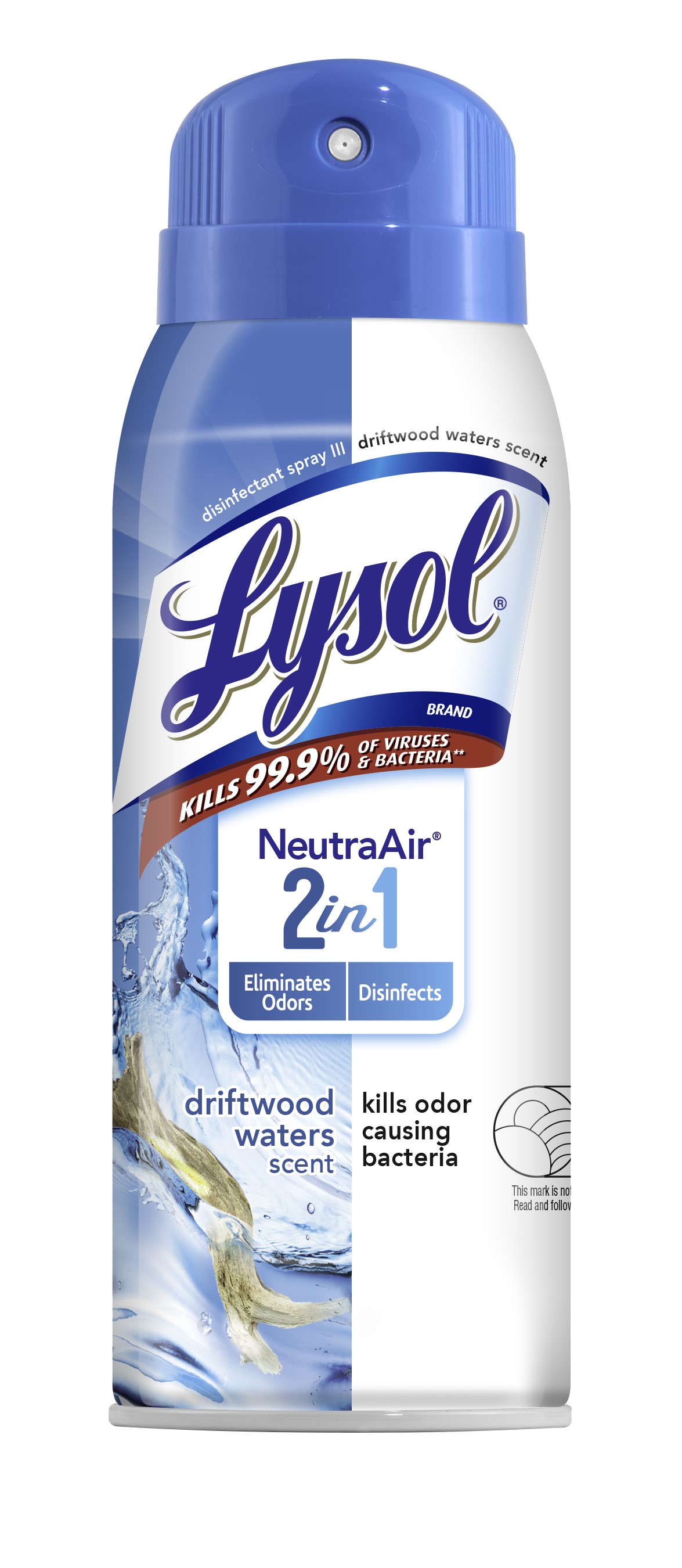 Lysol Disinfectant Spray  Neutra Air  2 in 1  Driftwood Waters