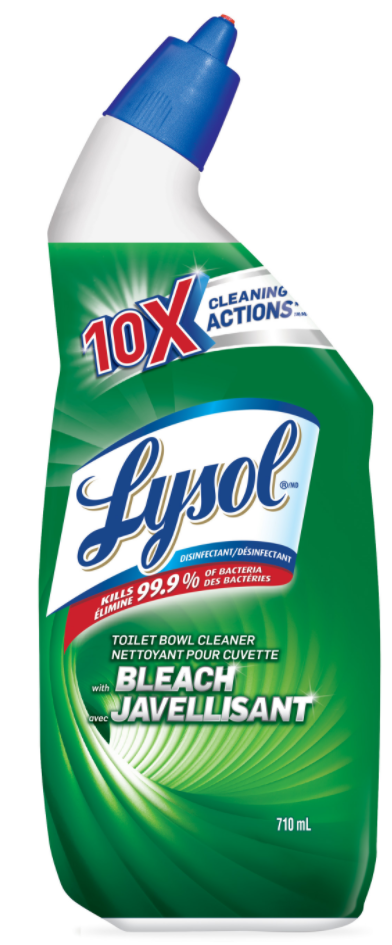 LYSOL Toilet Bowl Cleaner  Bleach Canada