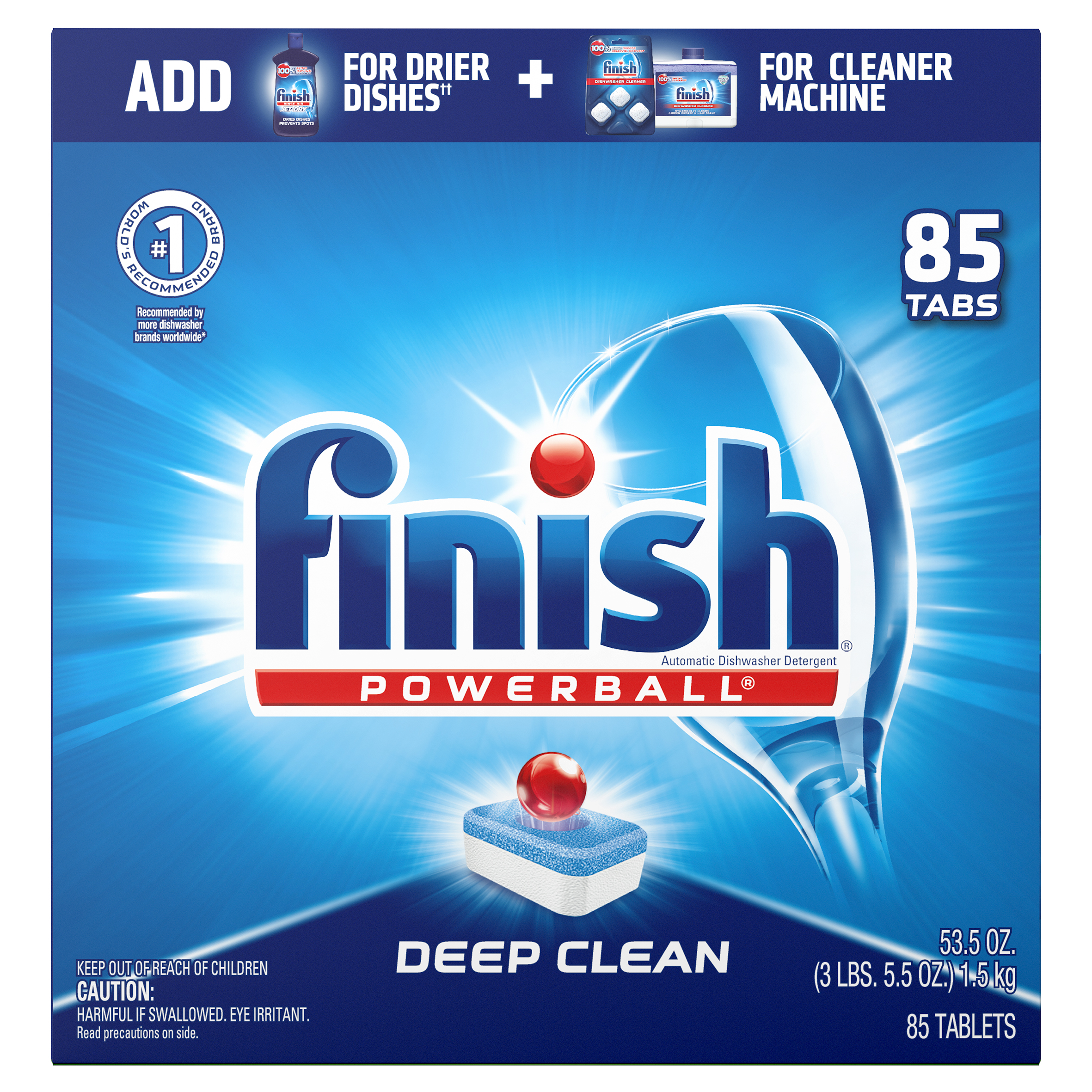 FINISH Powerball All In One Deep Clean  Fresh Scent Made in Poland