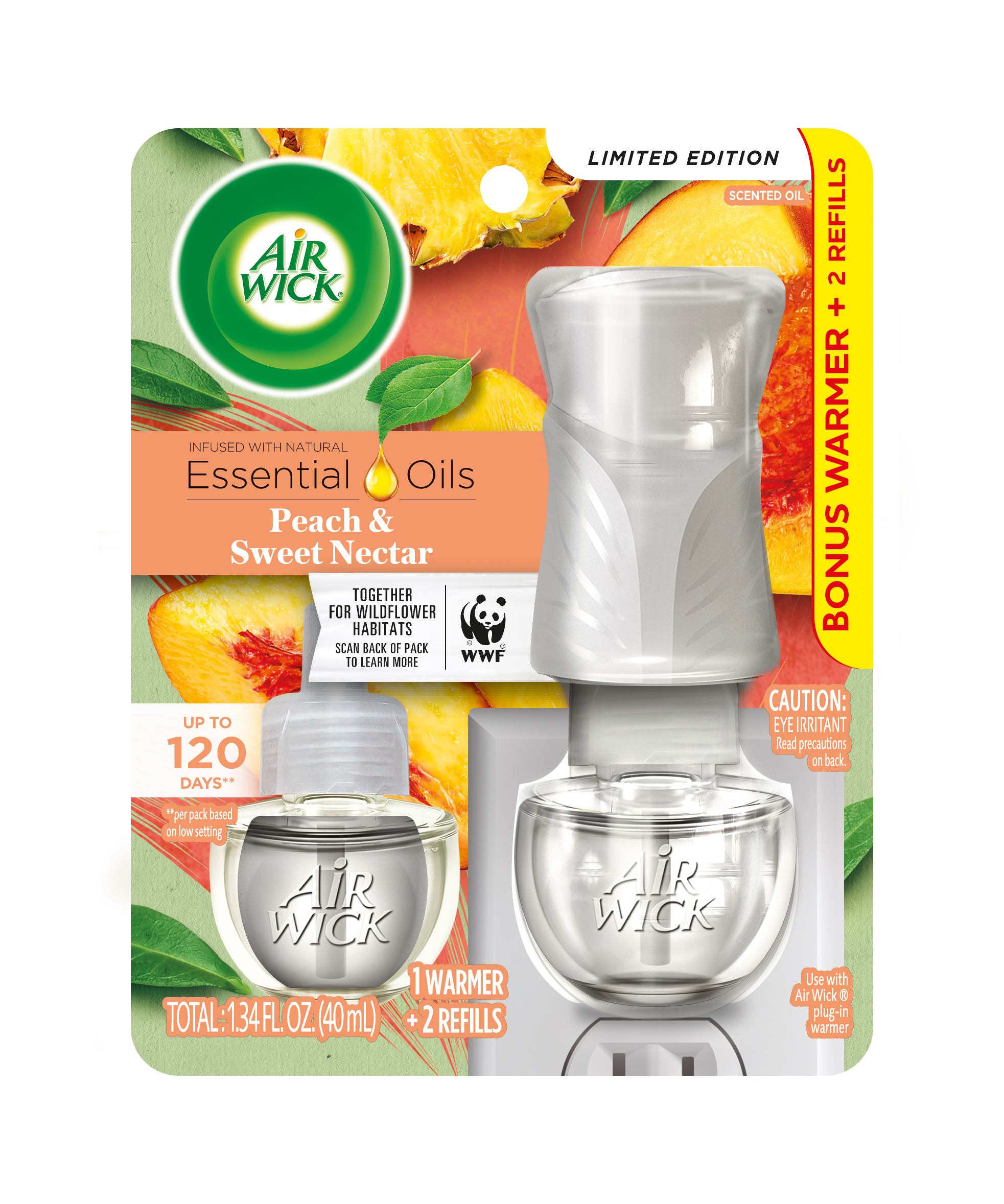 AIR WICK® Scented Oil - Peach & Sweet Nectar - Kit