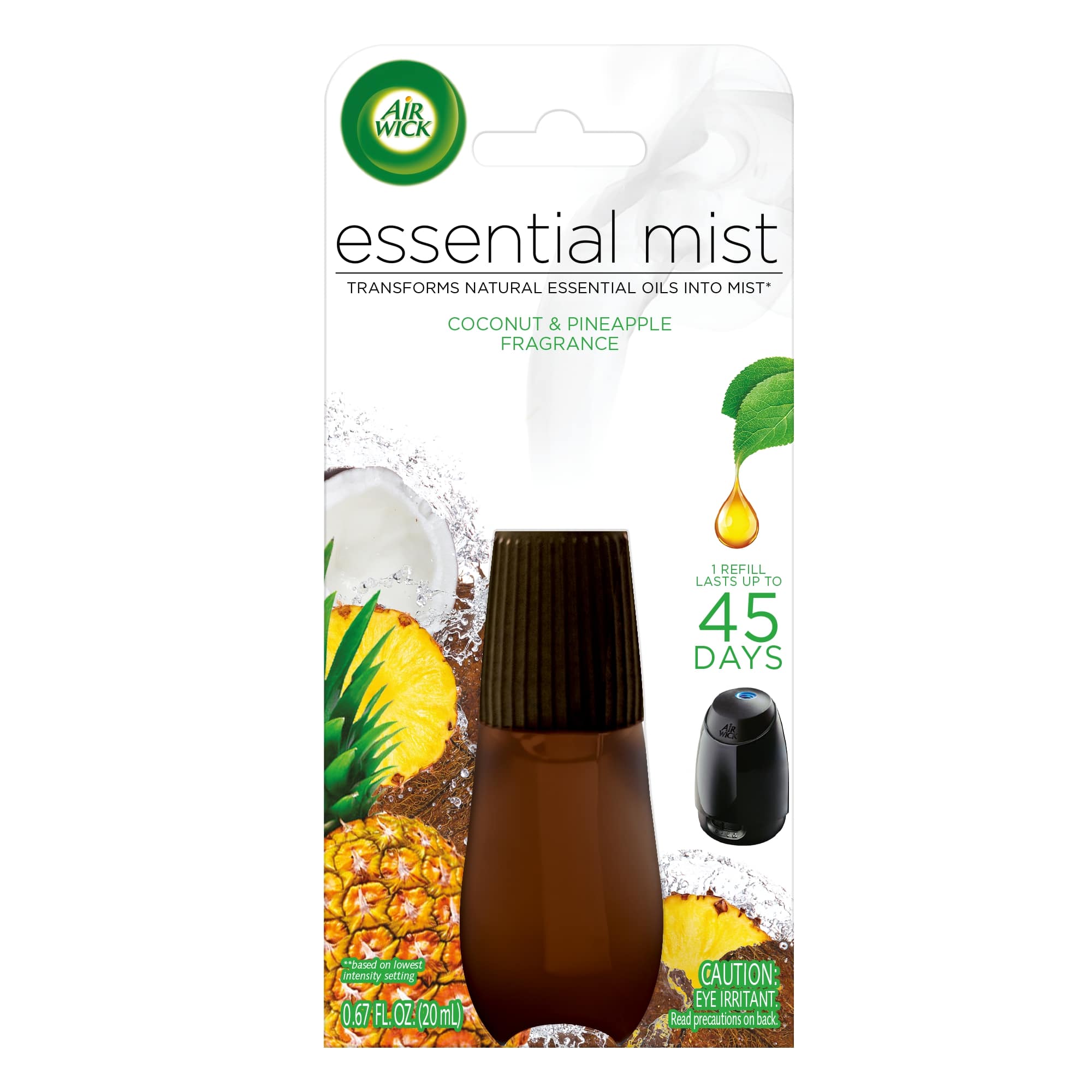 AIR WICK Essential Mist  Coconut  Pineapple Discontinued