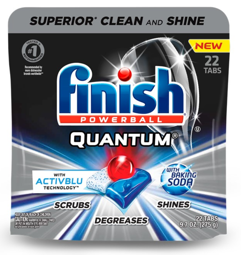 FINISH Powerball Quantum Tabs with Activblu Technology  Baking Soda Discontinued 11162020