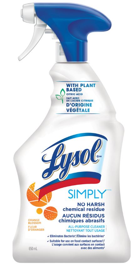 LYSOL® All-Purpose Cleaner - Simply - Orange Blossom (Canada)