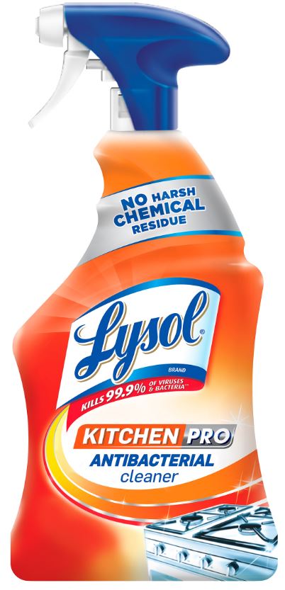 LYSOL Kitchen Pro Antibacterial Cleaner Discontinued March 2022