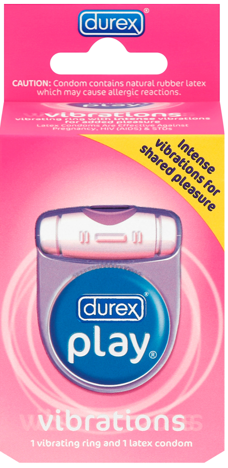 DUREX® Play™ Vibrations™ Vibrating Ring and Latex Condom