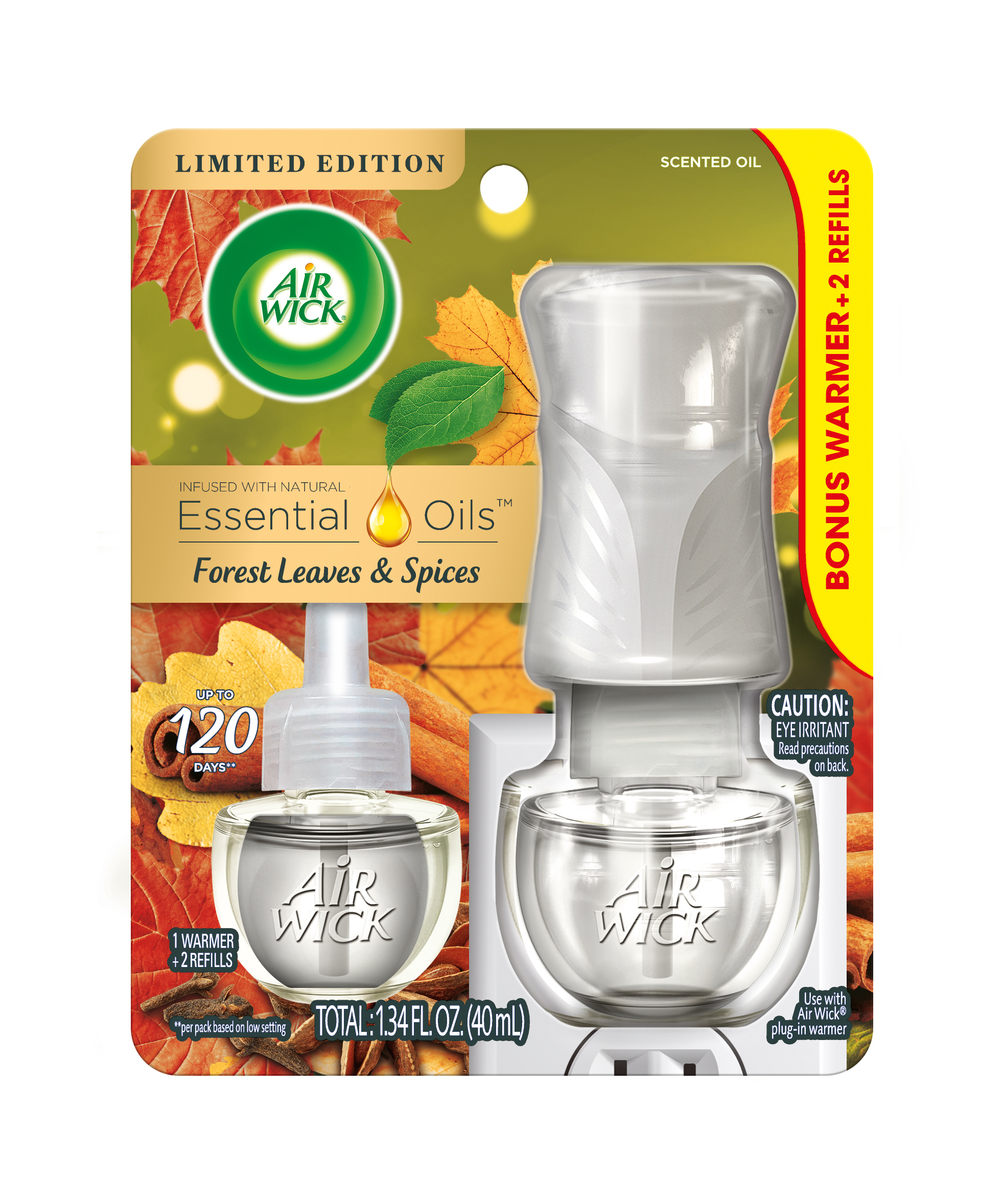 AIR WICK Scented Oil  Forest Spice  Leaves  Kit