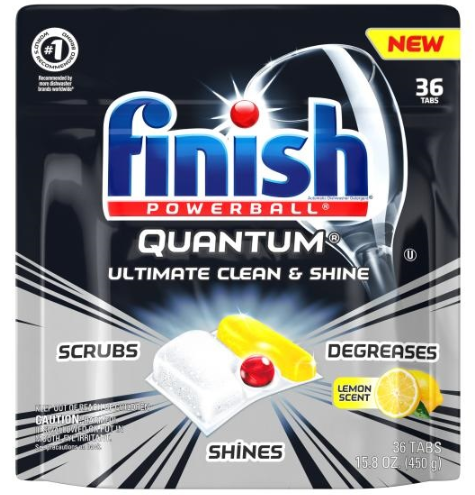 FINISH Powerball Quantum Tabs  Lemon Scent