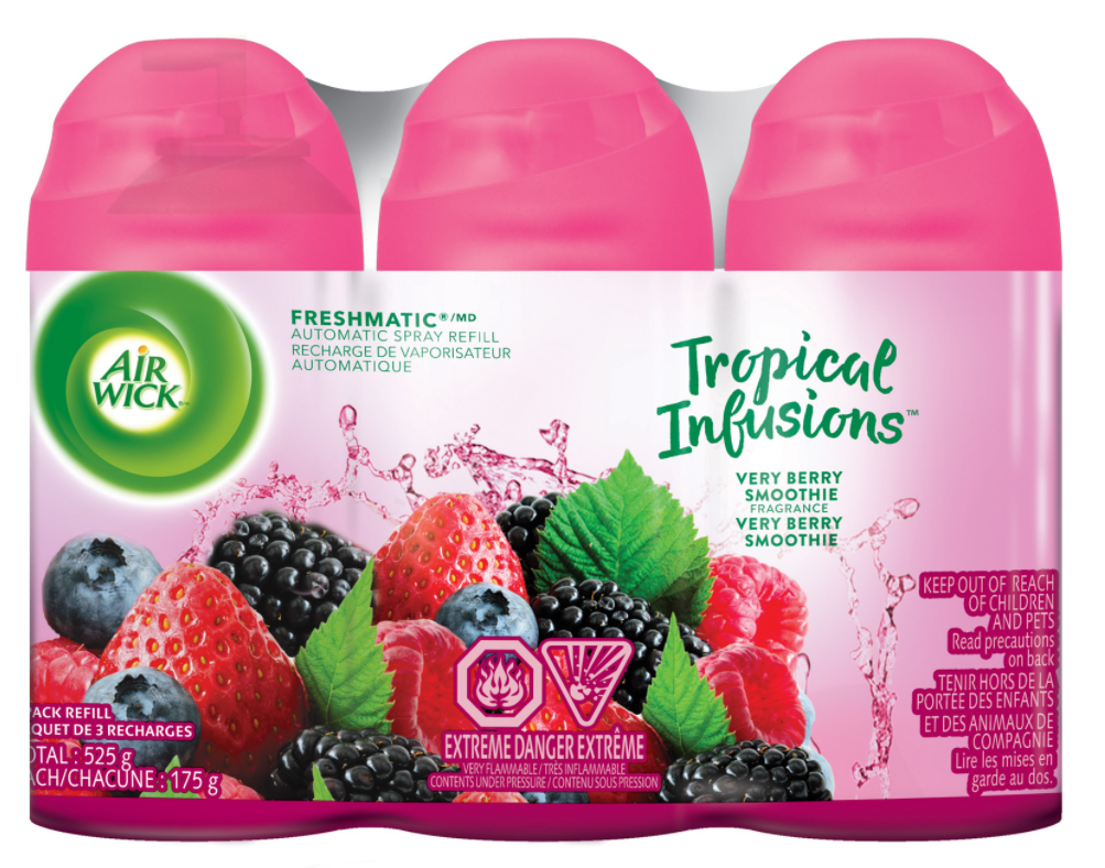 AIR WICK FRESHMATIC  Very Berry Smoothie Canada Discontinued